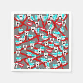 Serviette En Papier Papier, Dents, Brosse à dents, dentifrice (Devant)