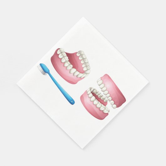 Serviette En Papier Papier Dentures (Coin)