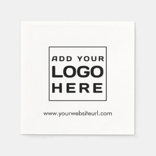 Serviette En Papier Papier des employés du logo de marque d'entreprise