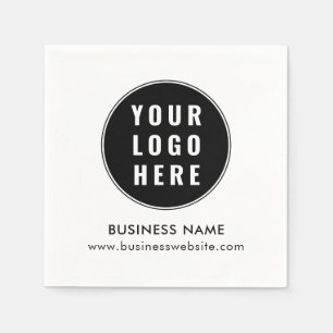 Serviette En Papier Papier des employés du logo d'entreprise personnal