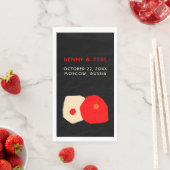 Serviette En Papier Papier design moderne fine Napkin (En situation)