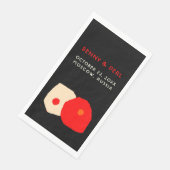 Serviette En Papier Papier design moderne fine Napkin (Coin)