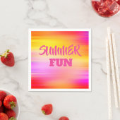 Serviette En Papier Papier d'été amusant Napkin (En situation)