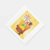 Serviette En Papier Papier d'été tropical serviettes (Coin)