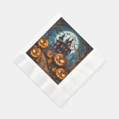 Serviette En Papier Papier d'Halloween (Coin)