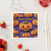 Serviette En Papier Papier d'Halloween (En situation)