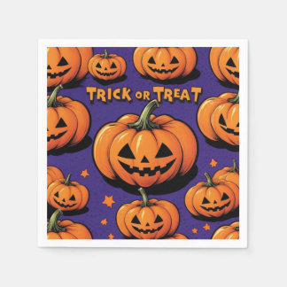 Serviette En Papier Papier d'Halloween