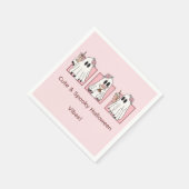 Serviette En Papier Papier d'Halloween mignon et Éffrayant serviettes (Coin)