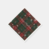 Serviette En Papier Papier d'hiver personnalisé Motif de flocons de ne (Coin)