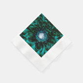 Serviette En Papier Papier d'impression floral Emerald profond Napkin (Coin)