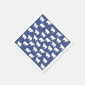 Serviette En Papier Papier d'ours polaire (Coin)