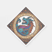 Serviette En Papier Papier Dragon Napkin (Coin)