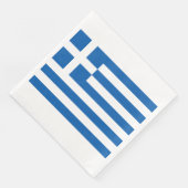 Serviette En Papier Papier Drapeau Grec Napkin (Coin)