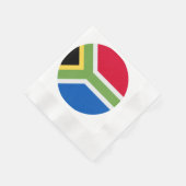 Serviette En Papier Papier Drapeau Sud-Africain Napkin (Coin)