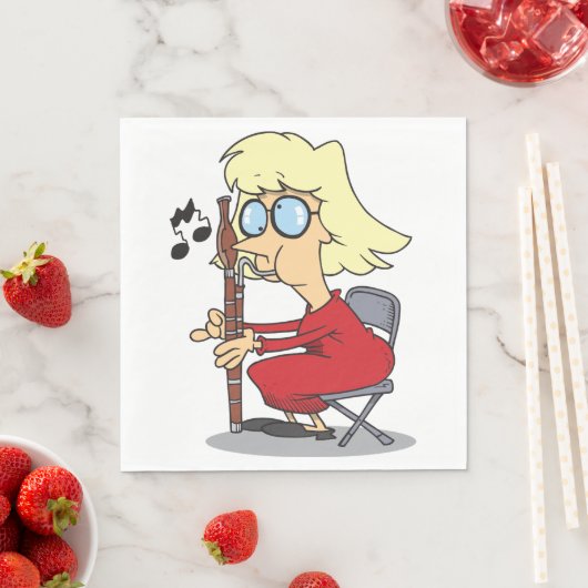 Serviette En Papier Papier du basson Player (En situation)