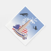 Serviette En Papier Papier du jour de l'indépendance (Coin)