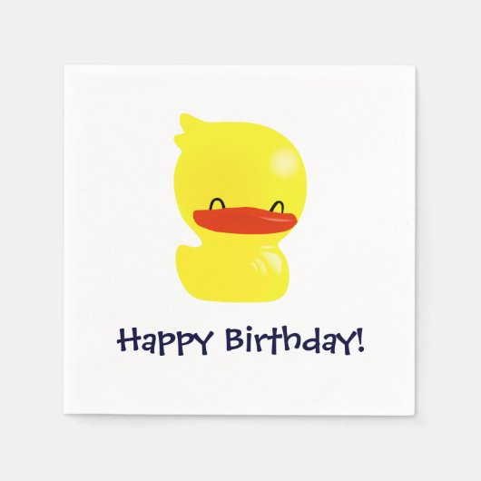 Serviette En Papier Papier Ducky Super Cute (Devant)