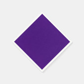 Serviette En Papier Papier Effet Bruit Violet Napkin - Personnalisable (Coin)