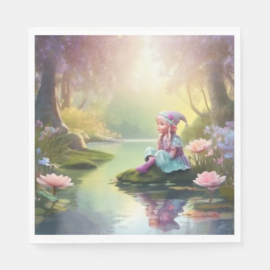 Serviette En Papier Papier Elf (Devant)