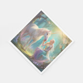 Serviette En Papier Papier Elf Unicorn (Coin)