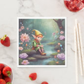 Serviette En Papier Papier elfe (En situation)