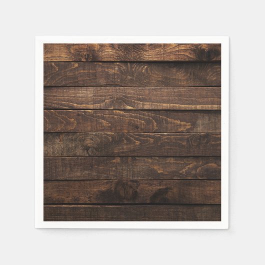 Serviette En Papier Papier en bois Brown (Devant)