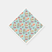 Serviette En Papier Papier en carreaux Mahjong Dragon (Coin)