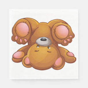 Serviette En Papier Papier en peluche à l'envers
