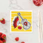 Serviette En Papier Papier espagnol Souvenirs (En situation)