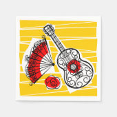 Serviette En Papier Papier espagnol Souvenirs (Devant)