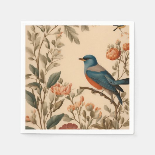 Serviette En Papier "Papier et serviettes à tartiner" (Devant)