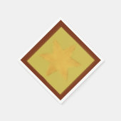 Serviette En Papier Papier étoilé Napkin (Coin)