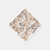 Serviette En Papier Papier extérieur Rustique Boho Thorn & Thistle (Coin)