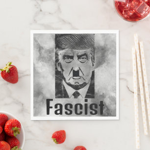 Serviette En Papier Papier fasciste Trump Napkin