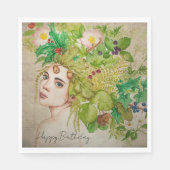 Serviette En Papier Papier fée Napkin (Devant)