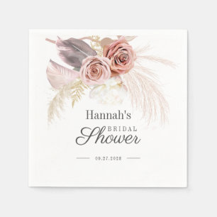 Serviette En Papier Papier Fête de Mariage Pampa Sable Désert