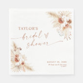 Serviette En Papier Papier Fête des mariées Boho Napkin (Devant)