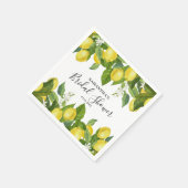 Serviette En Papier Papier Fête des mariées Citrus citron Napkin (Coin)