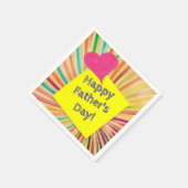 Serviette En Papier Papier fête des pères (Coin)