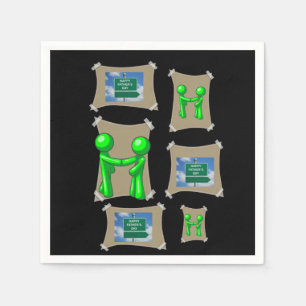 Serviette En Papier Papier fête des pères