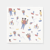 Serviette En Papier Papier fête des pères (Devant)