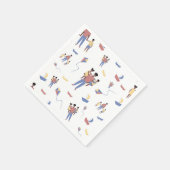 Serviette En Papier Papier fête des pères (Coin)