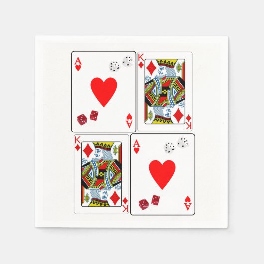 Serviette En Papier Papier fête des pères (Devant)