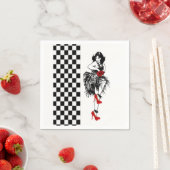 Serviette En Papier Papier fête des pères (En situation)