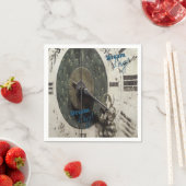 Serviette En Papier Papier fête des pères (En situation)