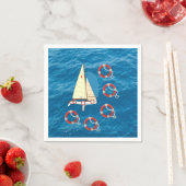 Serviette En Papier Papier fête des pères (En situation)