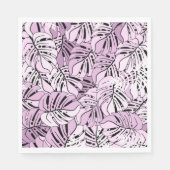 Serviette En Papier Papier Feuilles-tropiques (Devant)