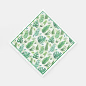Serviette En Papier Papier Feuilles-tropiques (Coin)