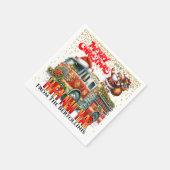 Serviette En Papier Papier FIREFIGHER Napkin (Coin)