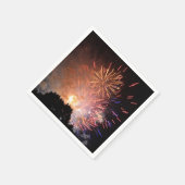 Serviette En Papier Papier Fireworks Napkin (Coin)